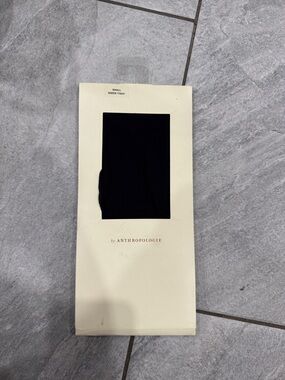 Anthropologie Black Sheer Tights - Small (Packaged)